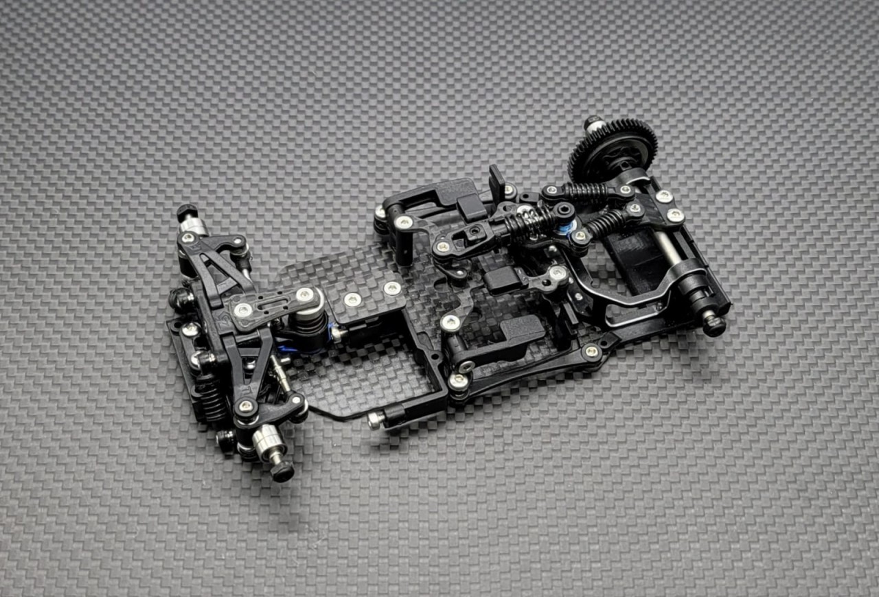 GL-Racing | GL-GT-001-NEL | Chassis | GL-GT 1/28 RWD Chassis - W/O RX